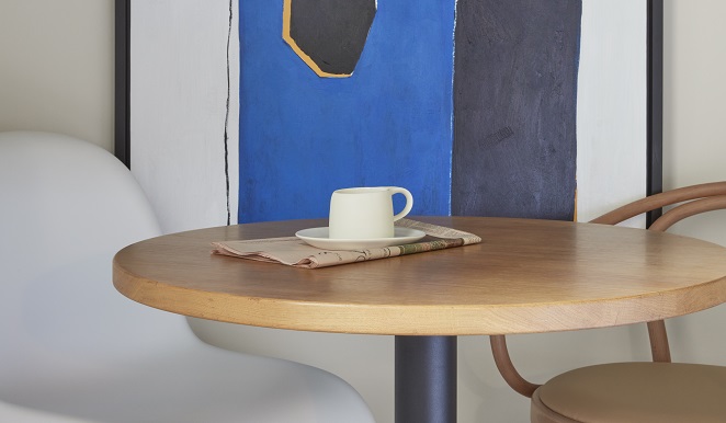 Coffee cup on a table